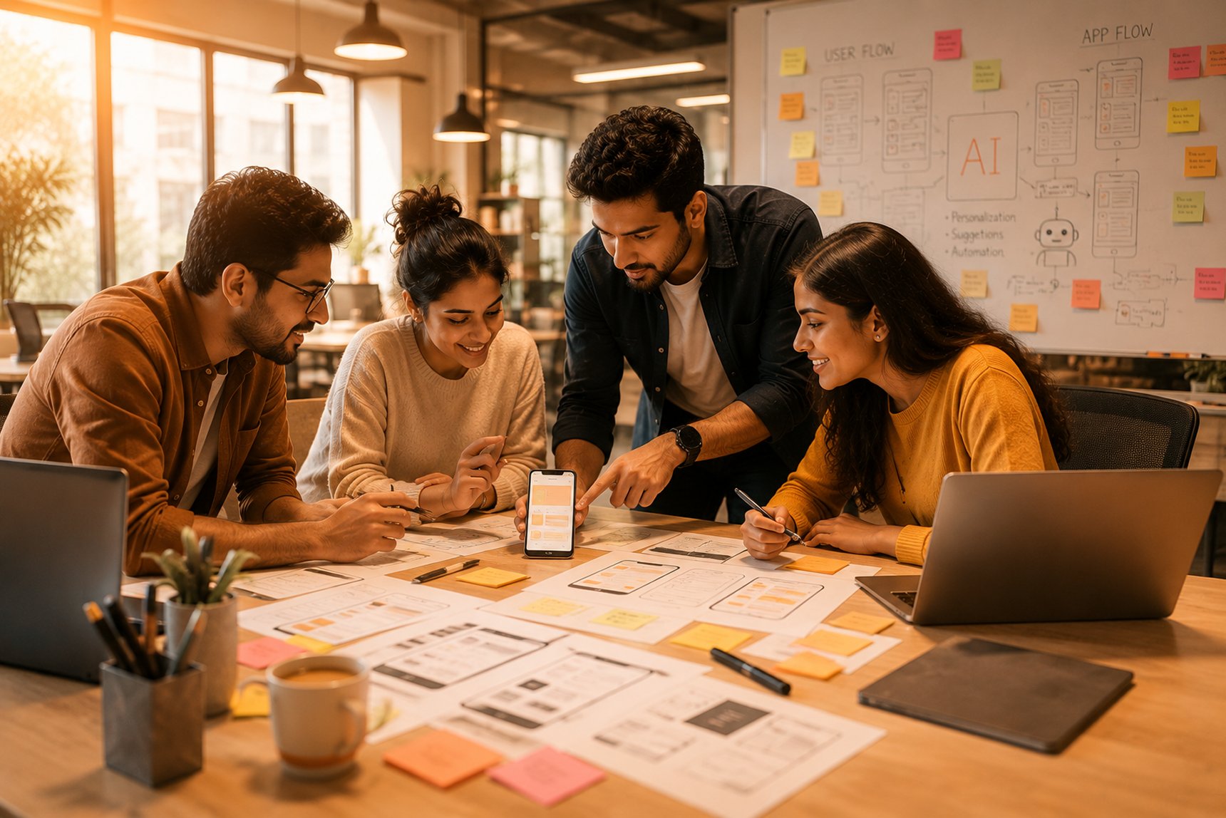 The MecroTech team building a product together